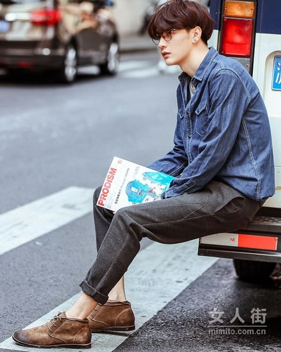 束脚裤,痞帅潮男们们必备的之选
